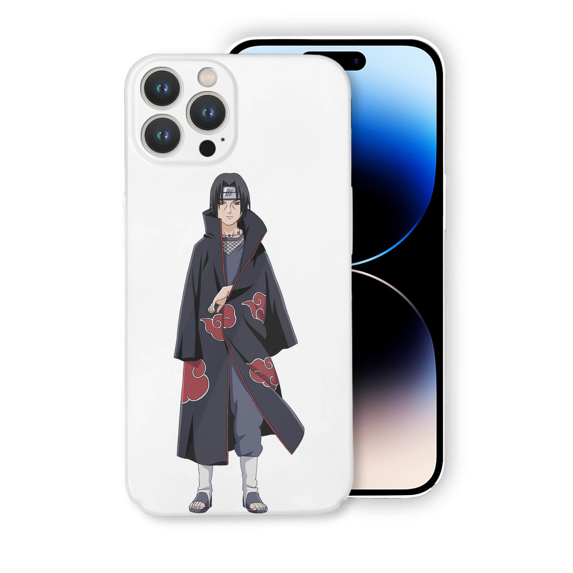 （画像用） NARUTO -ナルト- うちは イタチ Uchiha Itachi 【iPhone 14シリーズ対応】ハードケース
